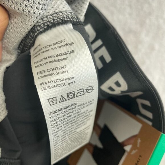 NEW Eddie Bauer Men's Size 38 Rainier 10" Tech Short Black Outdoor Cargo - Picture 6 of 9